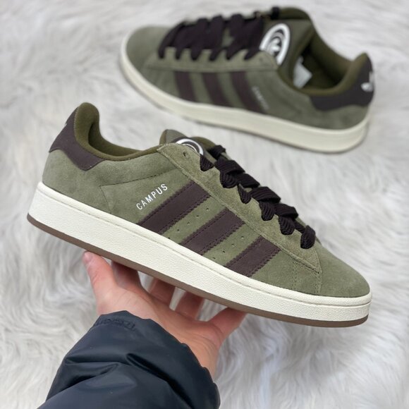 adidas Other - Adidas Campus 00s Low Mens Casual Shoes Green Brown ID1418 NEW Multi Sz